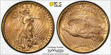 1924 $20 MS63