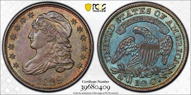 1829 10C JR-4 MS62