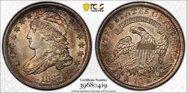 1837 10C JR-1 MS62