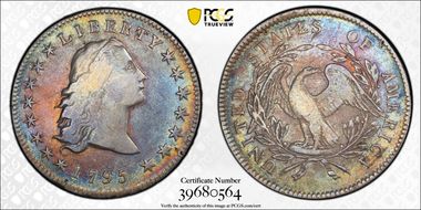 1795 $1 Flowing Hair, BB-27 VF25