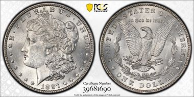 1897 $1 MS61