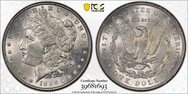 1886 $1 MS62