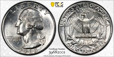 1963 25C DDO FS-103 MS64