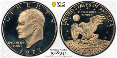 1977-S $1 PR67DCAM