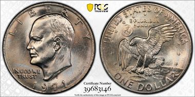 1971-D $1 MS65