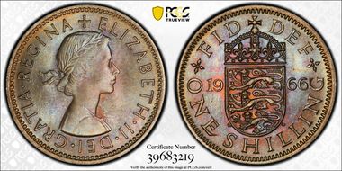1966 Shil S-4147 English Rev MS66