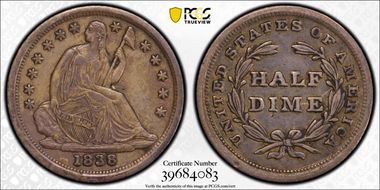 1838 H10C Large Stars VF30