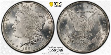 1891-S $1 MS65