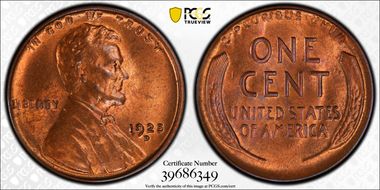 1925-D 1C MS64RD