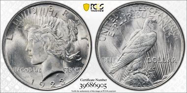 1923 $1 MS64