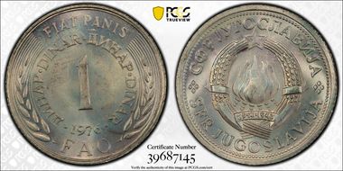 1976 Dinar F.A.O. MS67