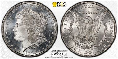 1885-S $1 MS64+ 
