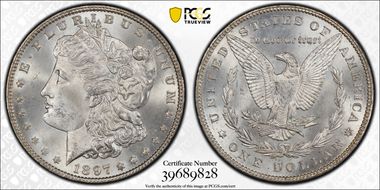 1897 $1 MS66