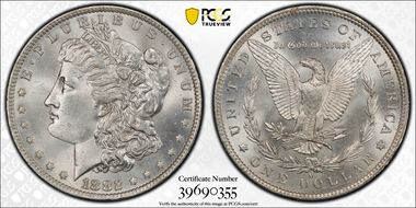 1882-O $1 MS66