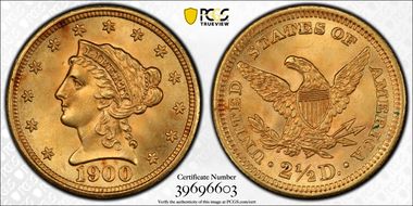 1900 $2.50 MS64