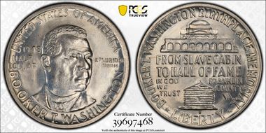 1948-D 50C Booker T. Washington MS64