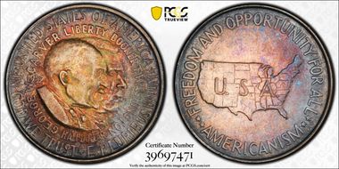 1952 50C Washington-Carver MS62