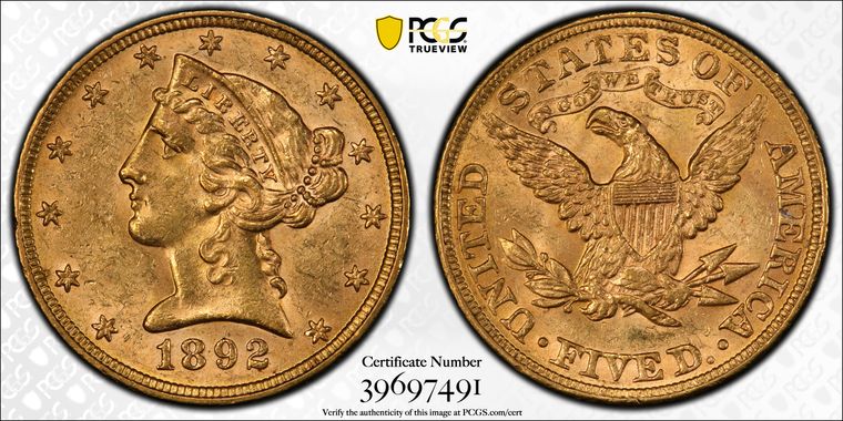 Cert 39697491 - Coin Image