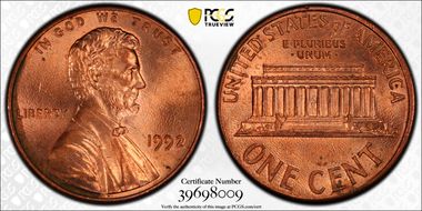 1992 1C Close AM FS-901 MS64RD