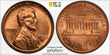 1960-D/D 1C DDO FS-101, Sm/Lg Date MS65RD