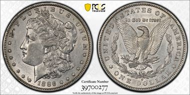 1886-O $1 AU53