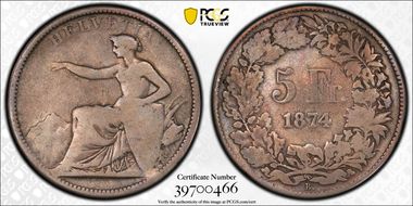 1874 B. 5 Fr G6