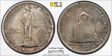 1925 50C Lexington MS64