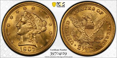 1907 $2.50 MS65