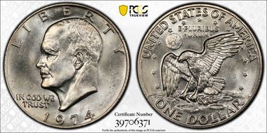 1974 $1 MS64