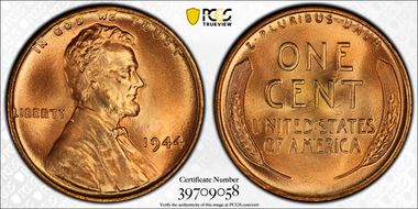 1944 1C MS67+ RD