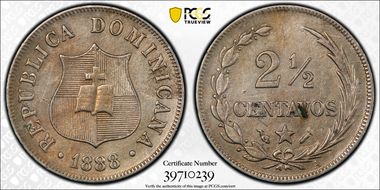 1888-A 2 1/2C Large Date N1