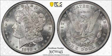 1879-S $1 MS62