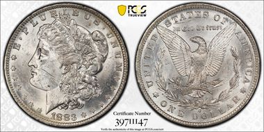1883-O $1 MS61