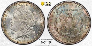 1885 $1 MS62