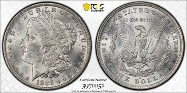 1885-O $1 MS62