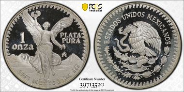 1983-Mo Onza Libertad Ag PR66DCAM