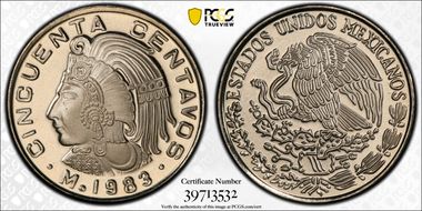 1983-Mo 50C KM-452 PR69DCAM