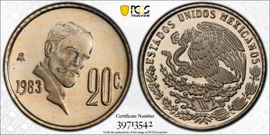 1983-Mo 20C KM-442 PR69DCAM