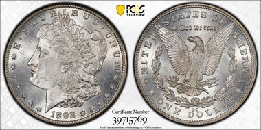 1892-CC $1 MS62