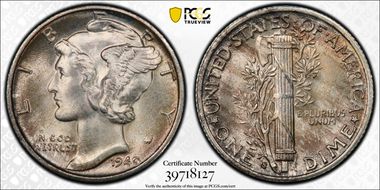 1940-S/S 10C RPM, FS-501 MS67