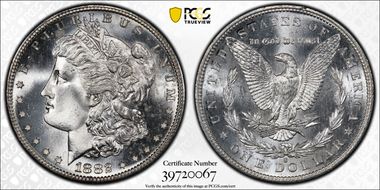 1882-S $1 MS67