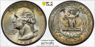 1940 25C MS68