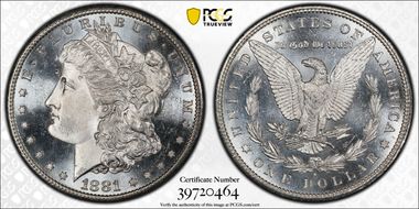 1881-S $1 MS66