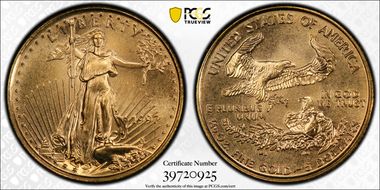 1997 $5 Gold Eagle MS69
