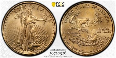 1997 $5 Gold Eagle MS69