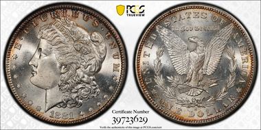 1881-S $1 MS66+ 