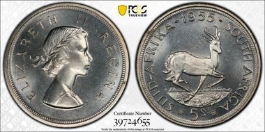 1955 5 Shil KM-52 PL66