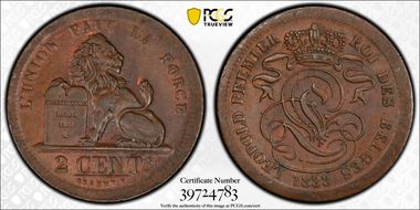 1833 2C KM-4.1 MS63BN