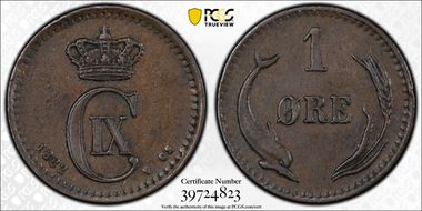 1882 CS Øre AU58BN