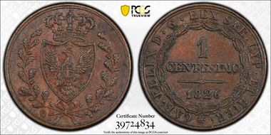 1826 P 1C Eagle AU58BN